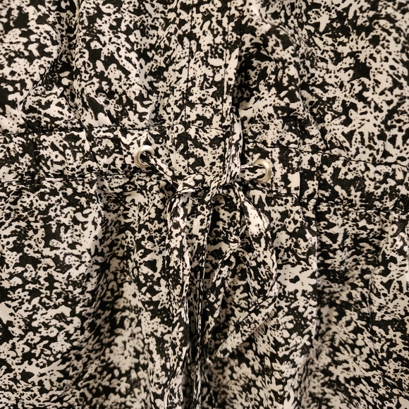 Michael Kors Long Sleeve Button Down Shorts Romper Size XL - Picture 5 of 11